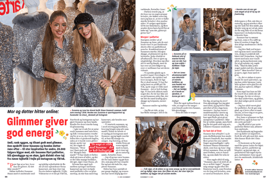 Artikel i Uge bladet Hjemmet med Staun Denmark - Staun Denmark - Til hverdag og fest