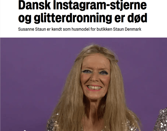 Dansk Instagram-stjerne og glitterdronning er død - Staun Denmark - Til hverdag og fest