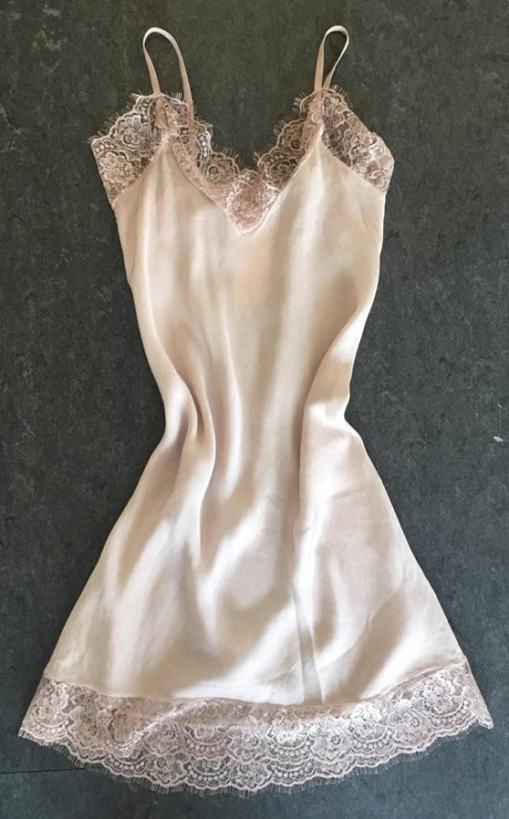 Blonde top i rosa - lang