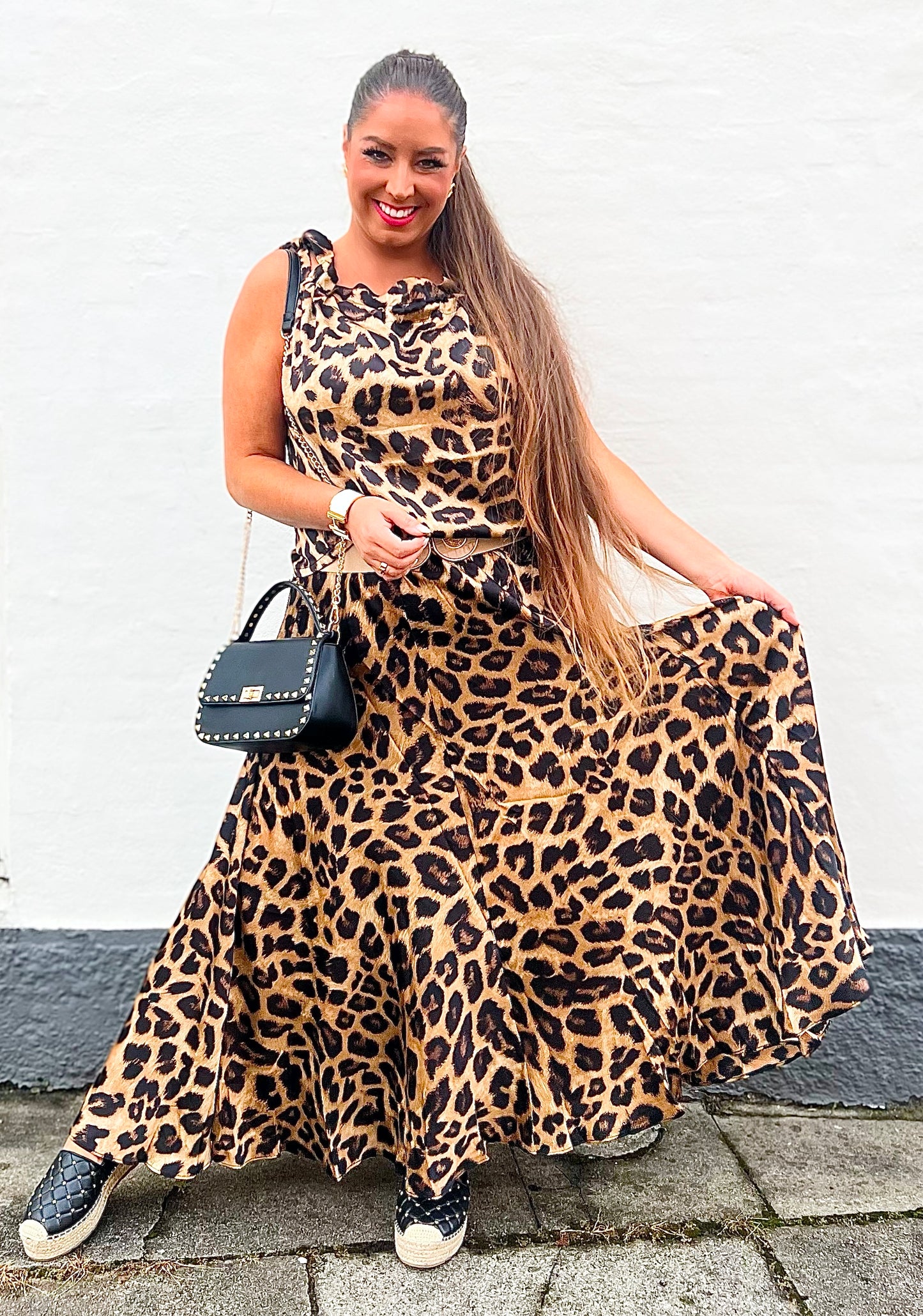 Leopard top fra Divaz.dk