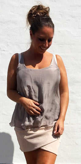 Silke top i sand