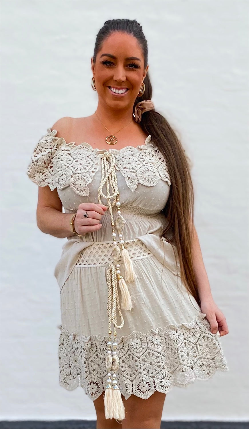Goldie nederdel - beige
