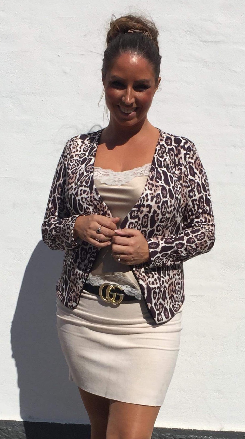 Leopard blazer