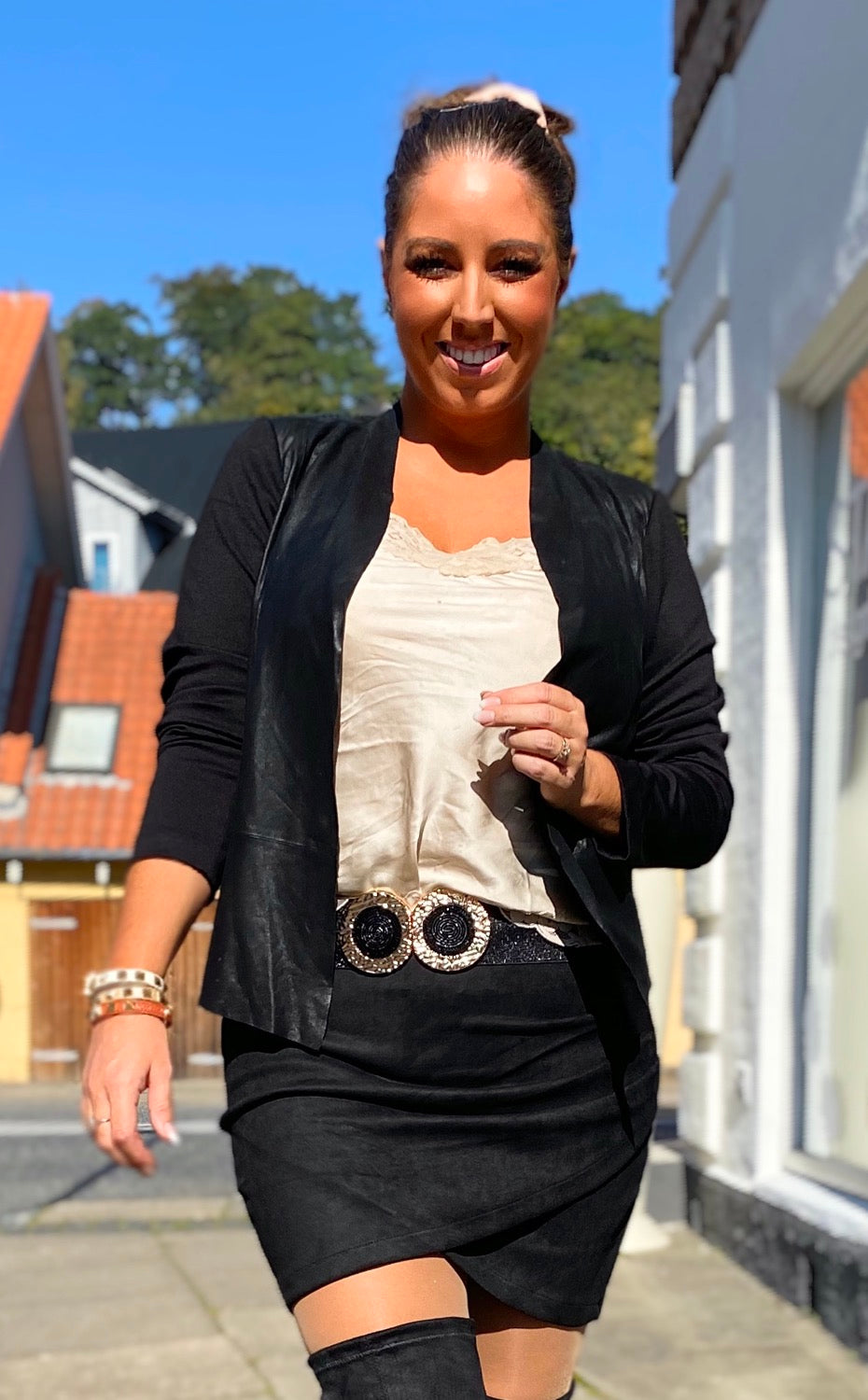 ROSEMUNDE LÆDERJAKKE