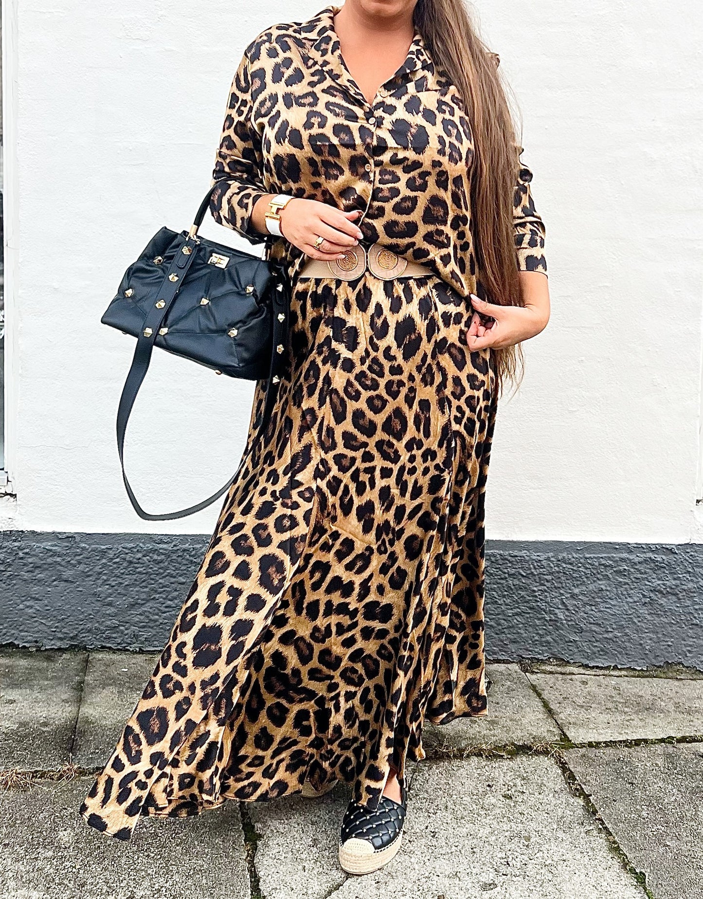 Leopard nederdel fra Divaz.dk
