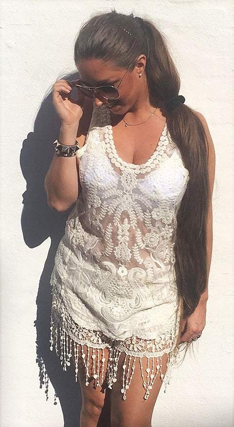 Blonde top - creme