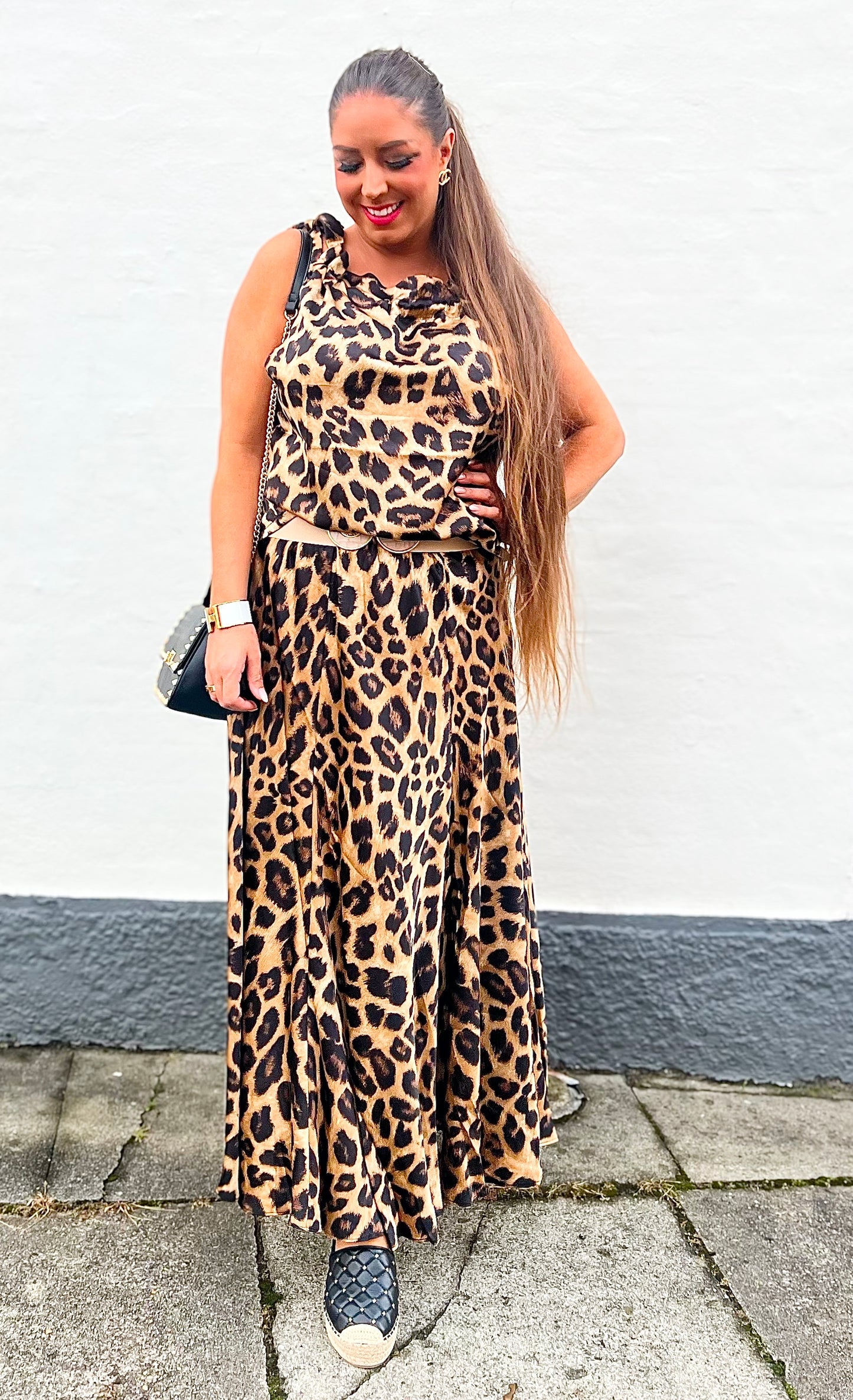 Leopard top fra Divaz.dk