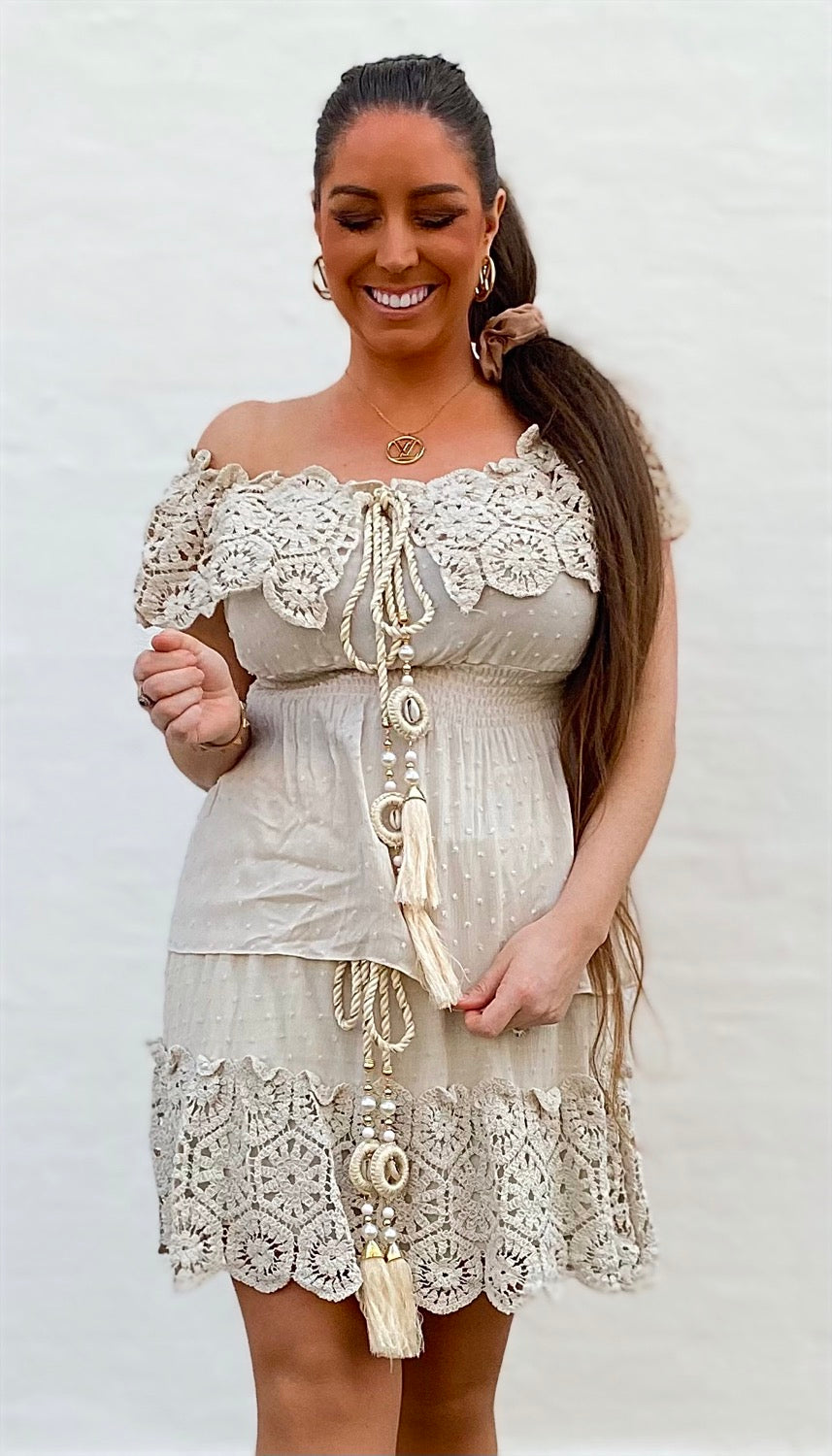 Goldie top - beige