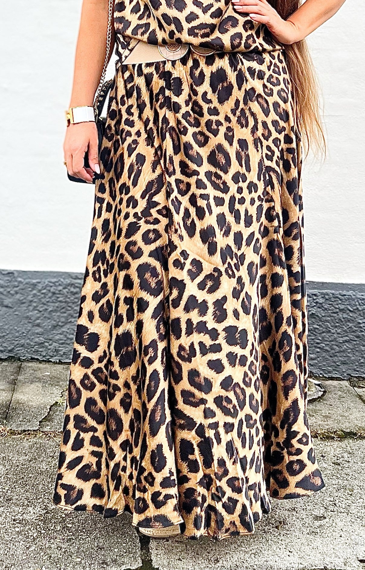 Leopard nederdel fra Divaz.dk