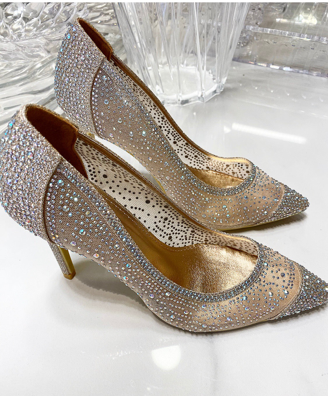 Diamond stiletter - rosegold