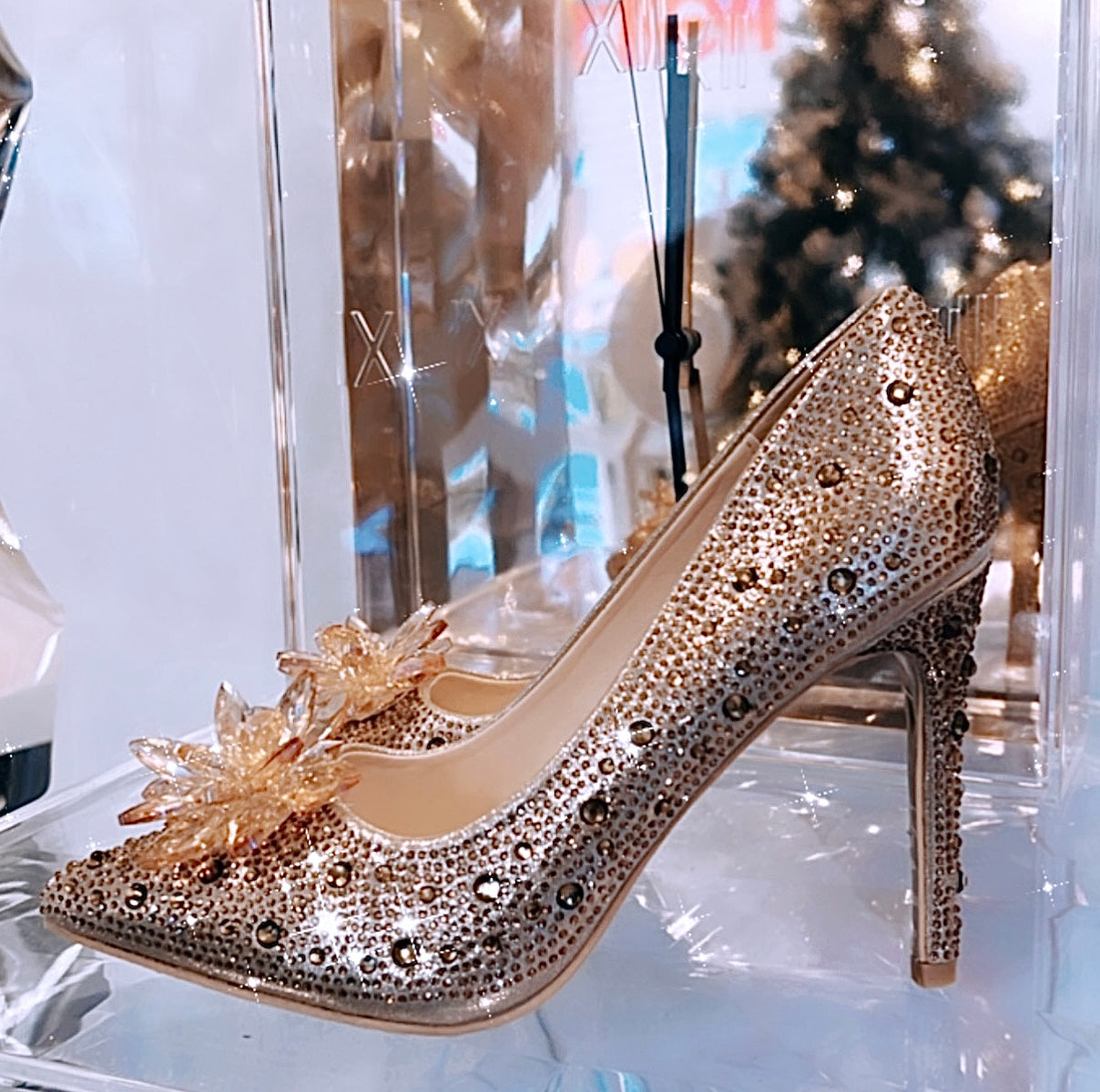 Cinderella stiletter - guld