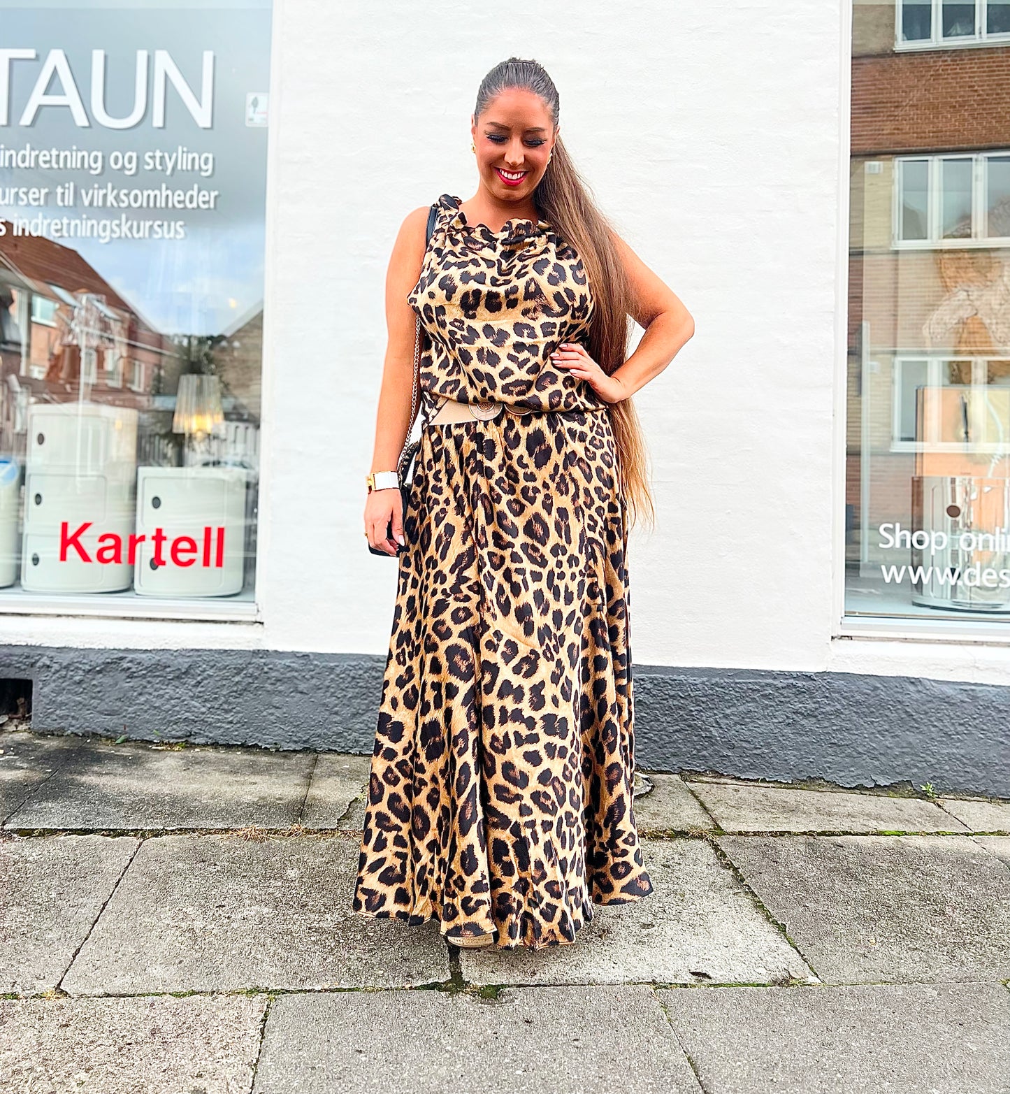 Leopard top fra Divaz.dk