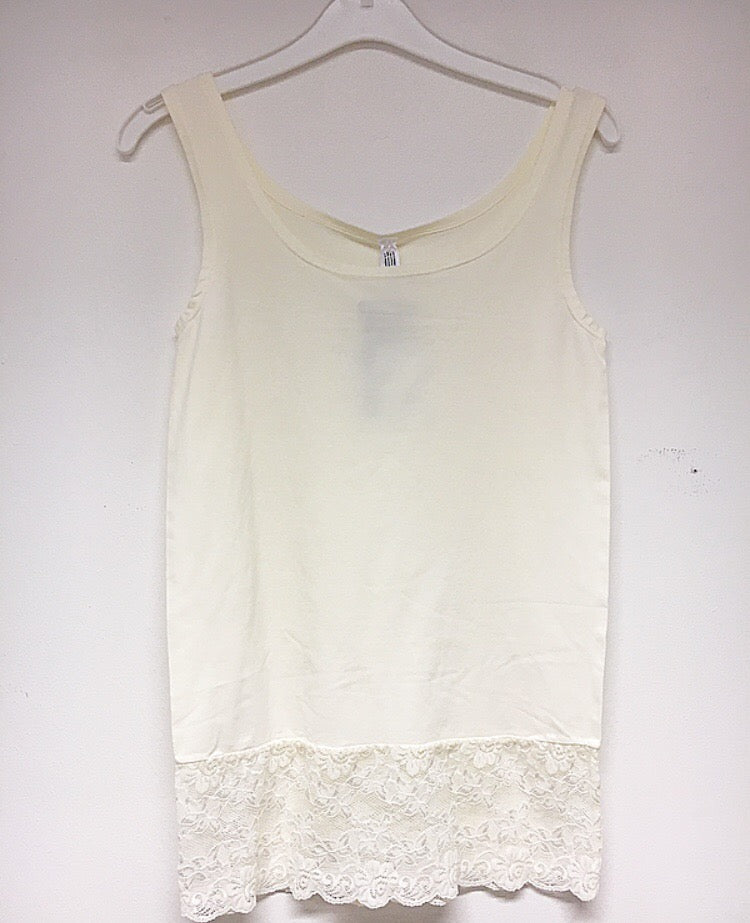 Top med blonde - Off white