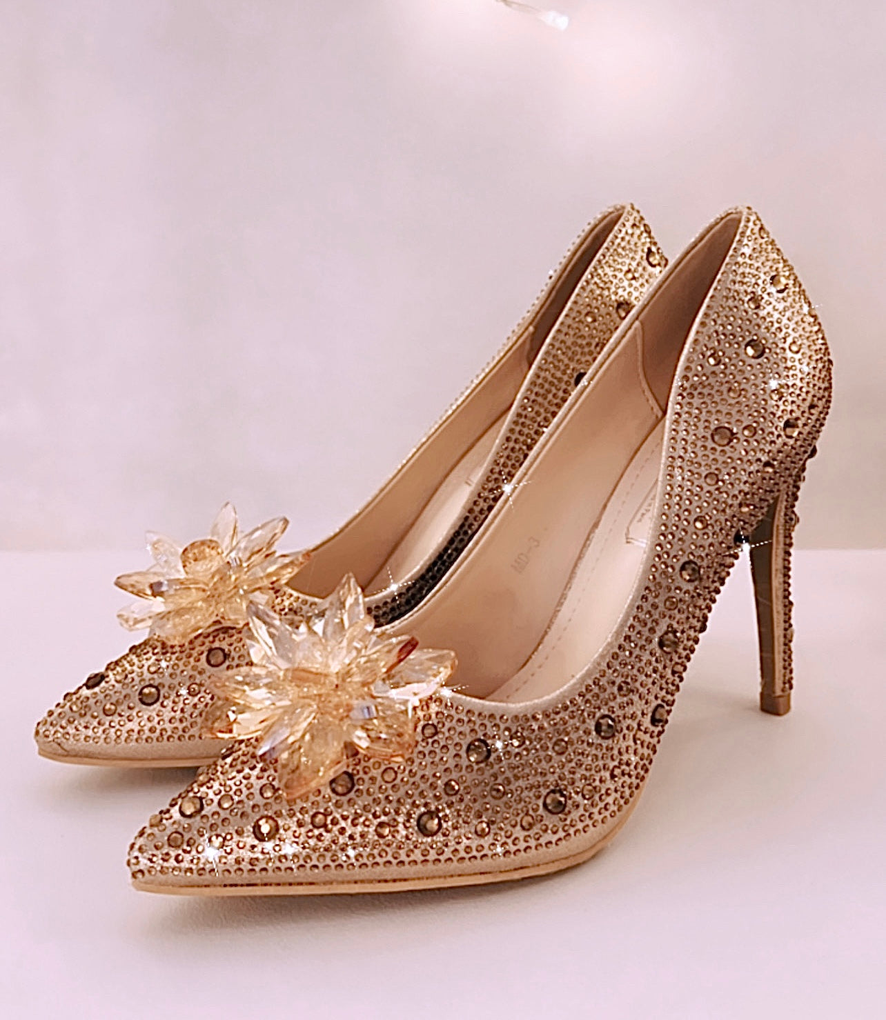 Cinderella stiletter - guld