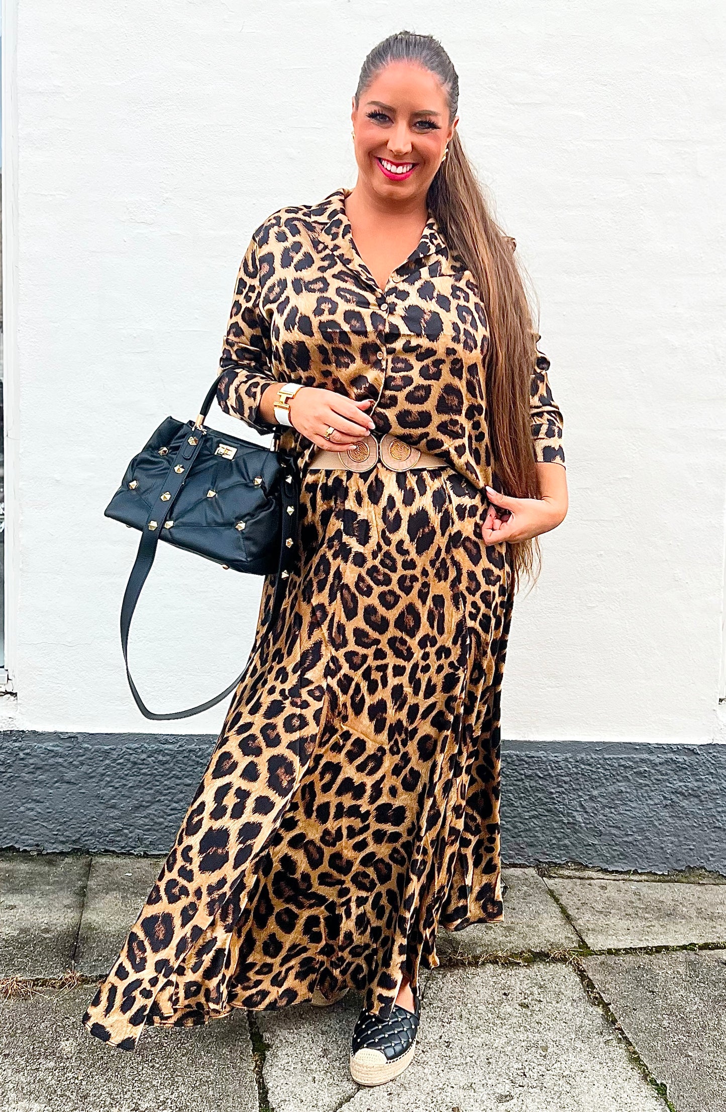 Leopard nederdel fra Divaz.dk