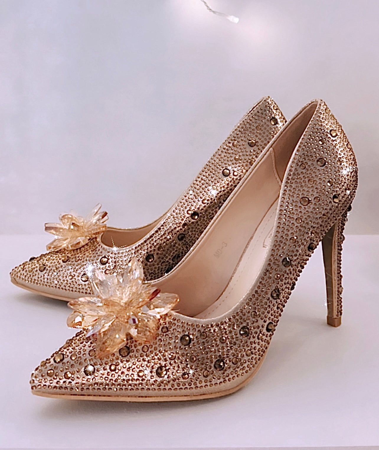 Cinderella stiletter - guld