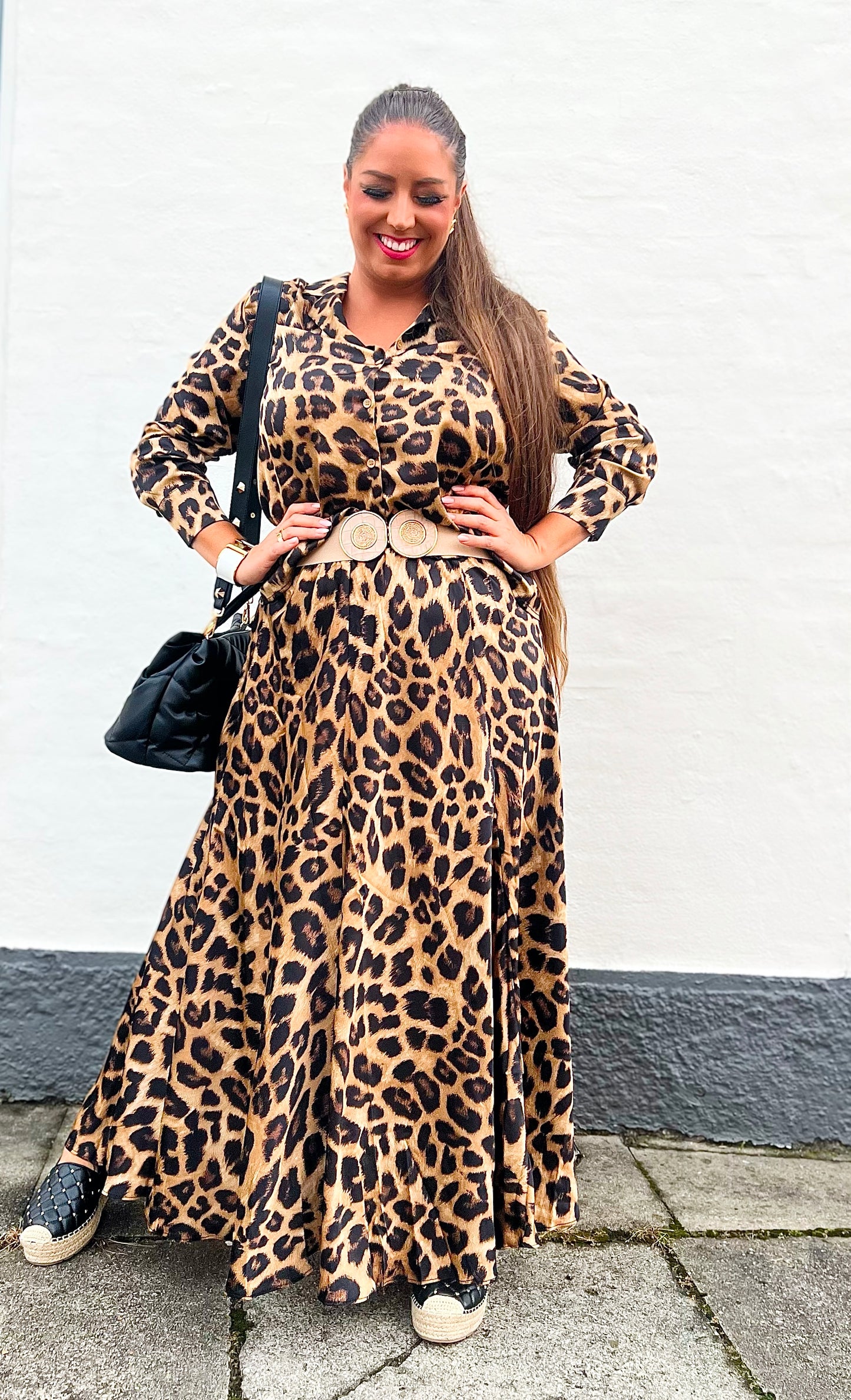 Leopard nederdel fra Divaz.dk