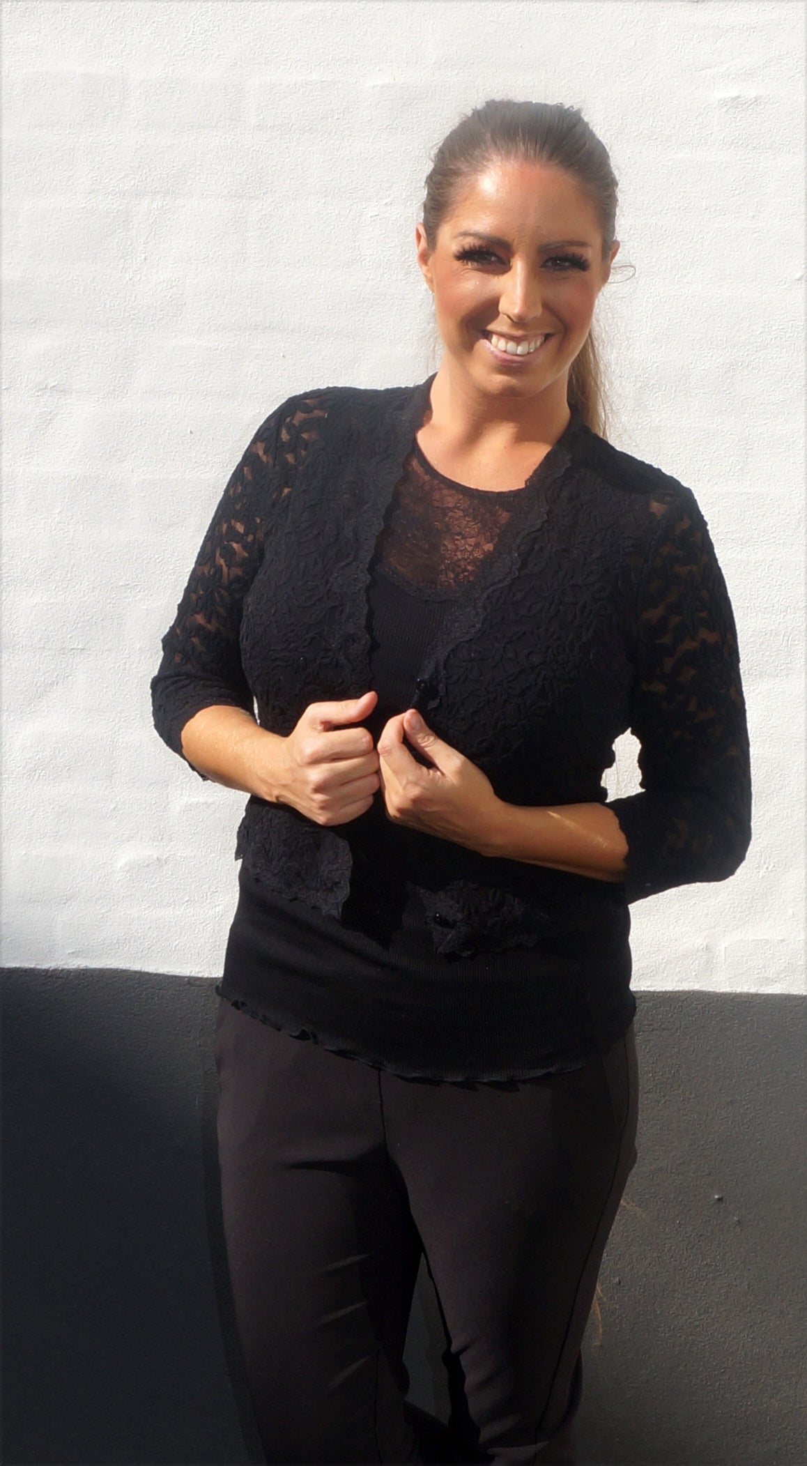 Rosemunde bonde cardigan - sort