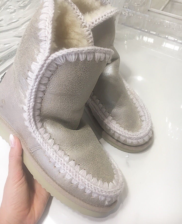 Mou Boots IntereskimoSho - Stone metallic - Staun Denmark - Til hverdag og fest