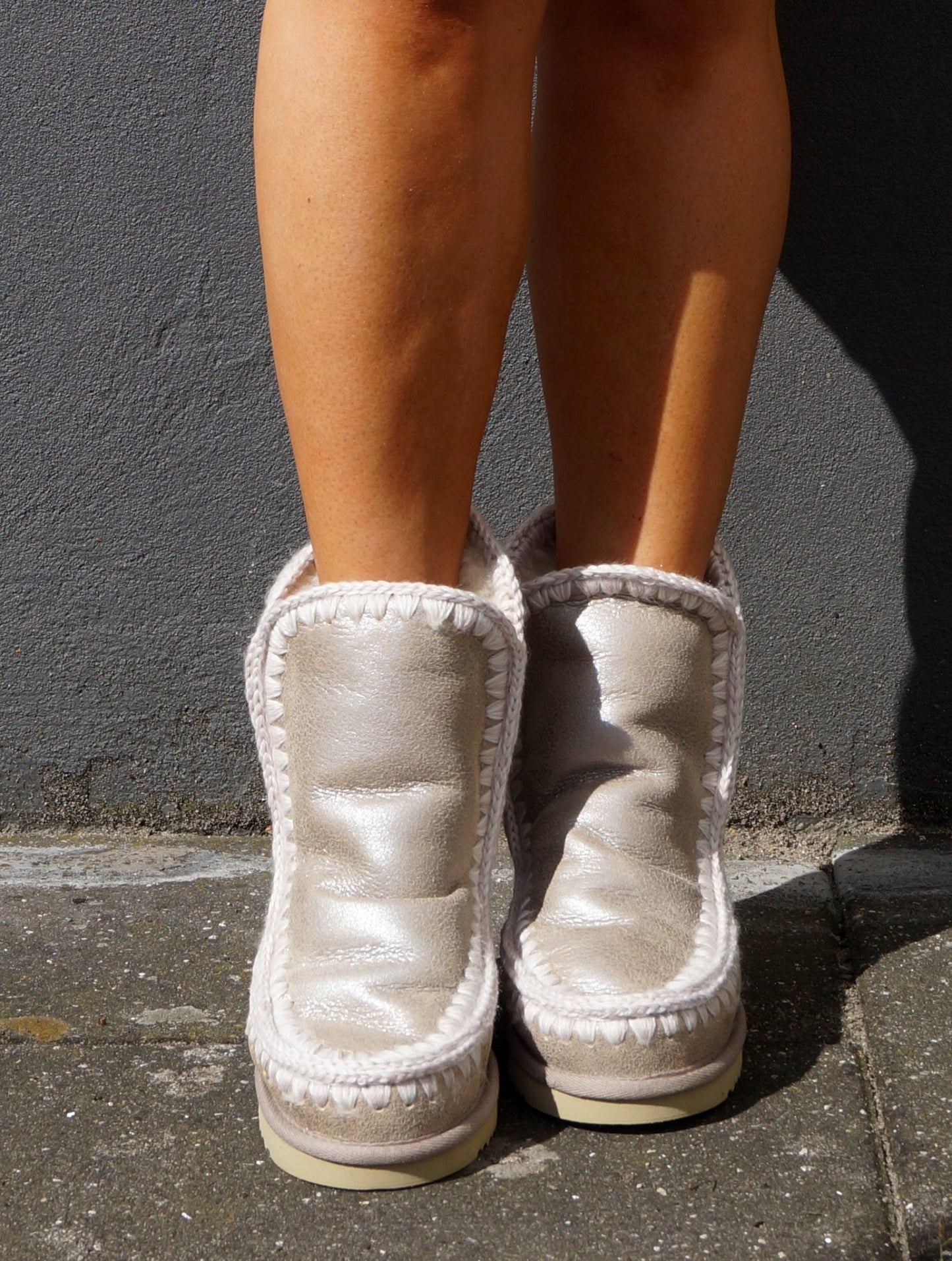Mou Boots IntereskimoSho - Stone metallic - Staun Denmark - Til hverdag og fest
