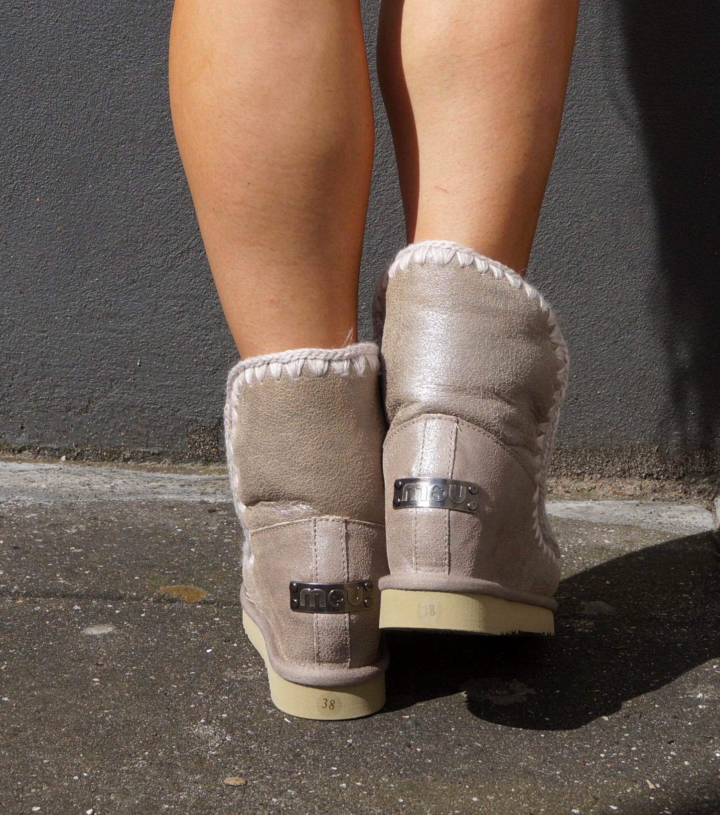 Mou Boots IntereskimoSho - Stone metallic - Staun Denmark - Til hverdag og fest