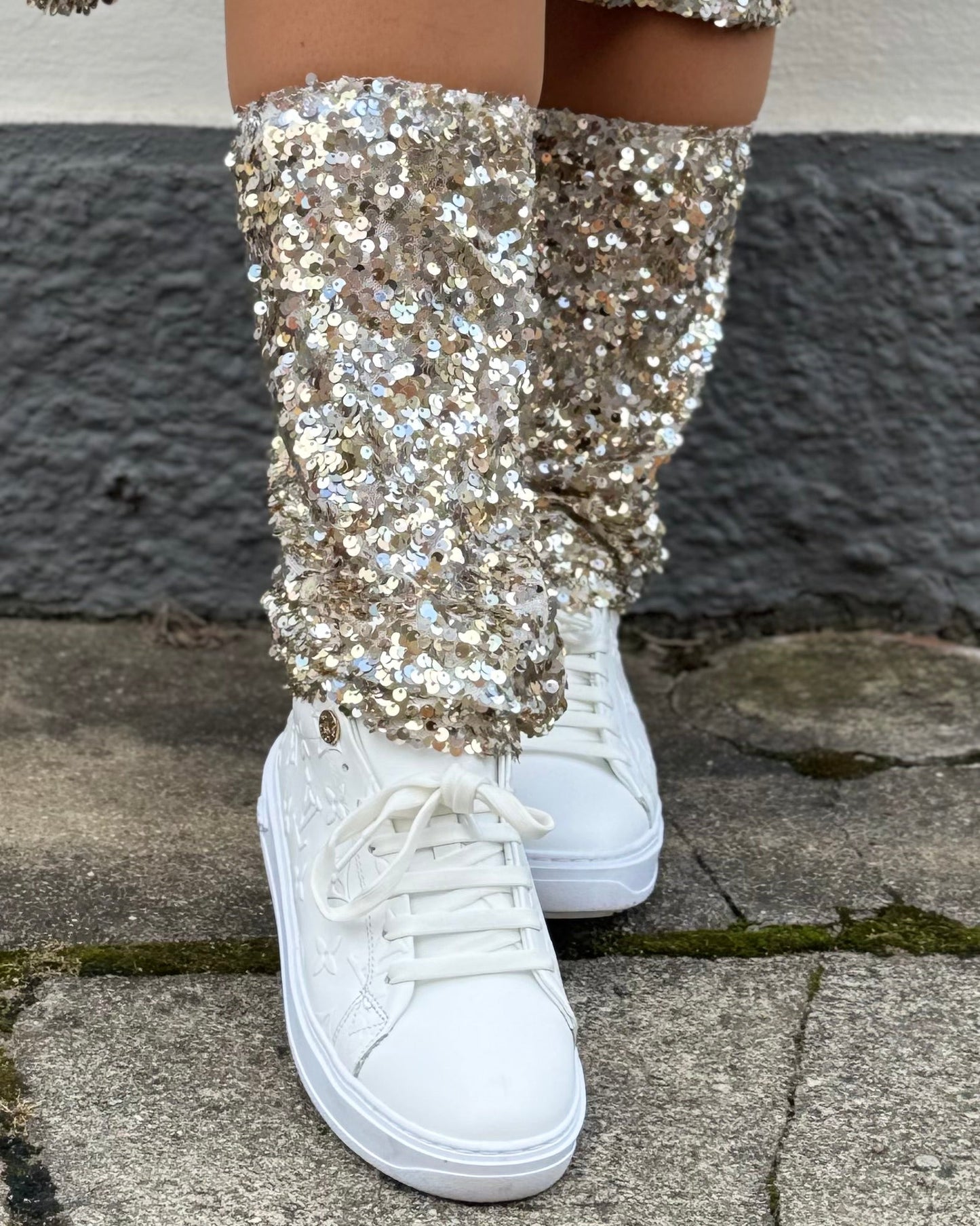 Pailet BENVARMERE i guld look - Staun Denmark - Staun Denmark - Til hverdag og fest