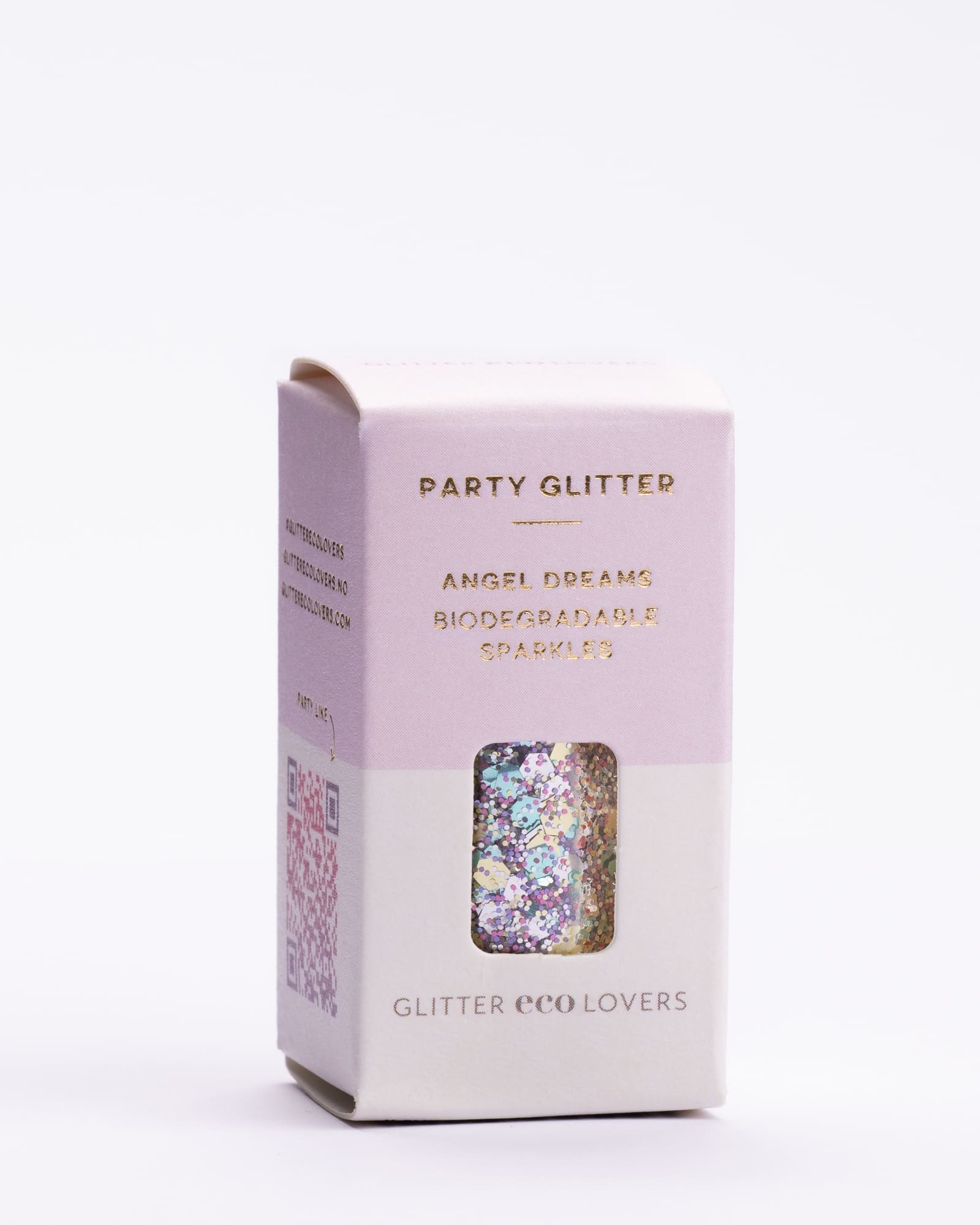 Party Glitter - Angel Dreams Silver Pastels - Glitter Eco Lovers fra Staun Denmark - Staun Denmark - Til hverdag og fest