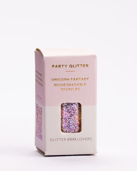 Party Glitter - Unicorn Fantasy Pink - Glitter Eco Lovers fra Staun Denmark - Staun Denmark - Til hverdag og fest