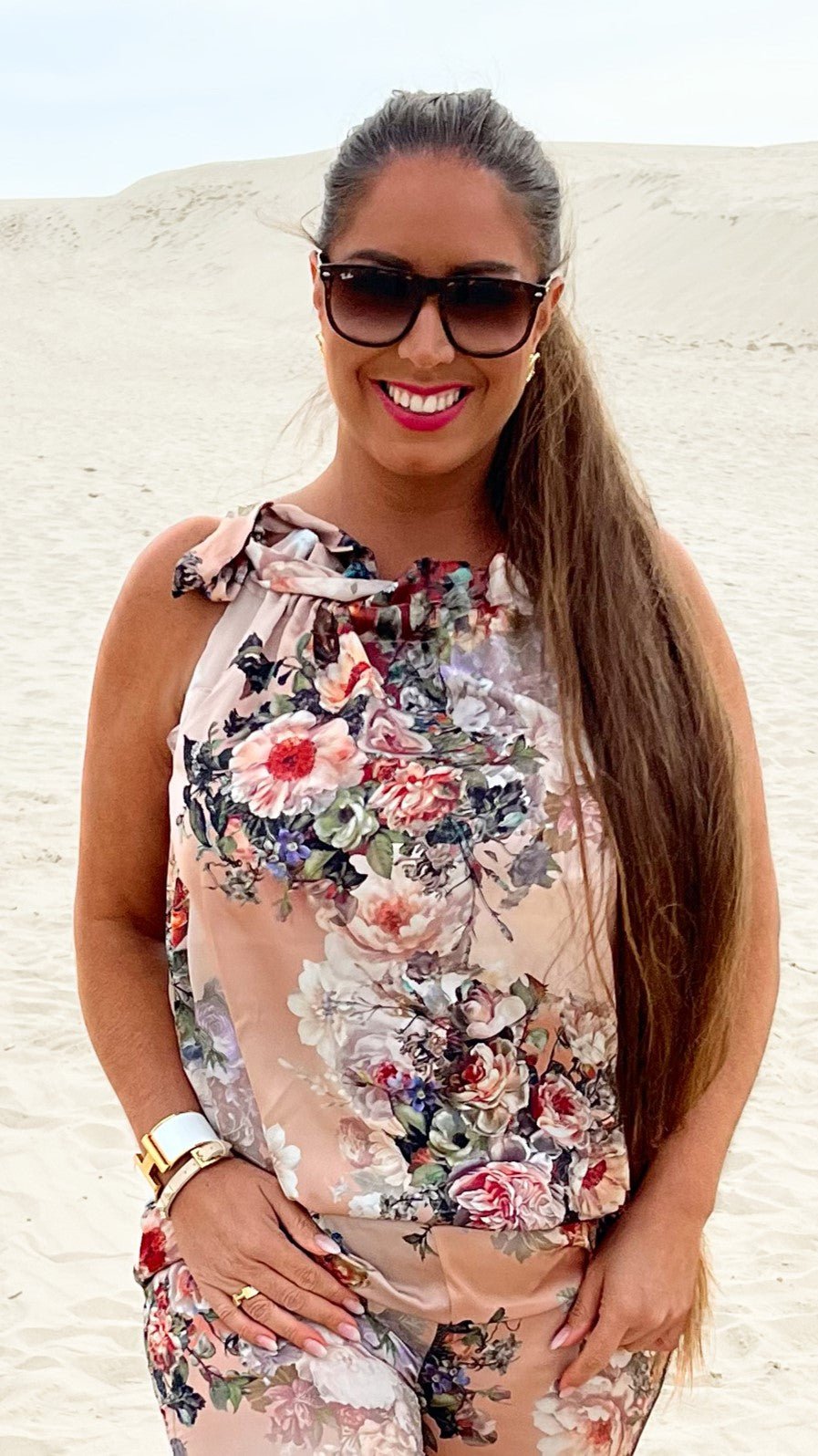 Rosa top - Staun Denmark - SUS print - Staun Denmark - Til hverdag og fest
