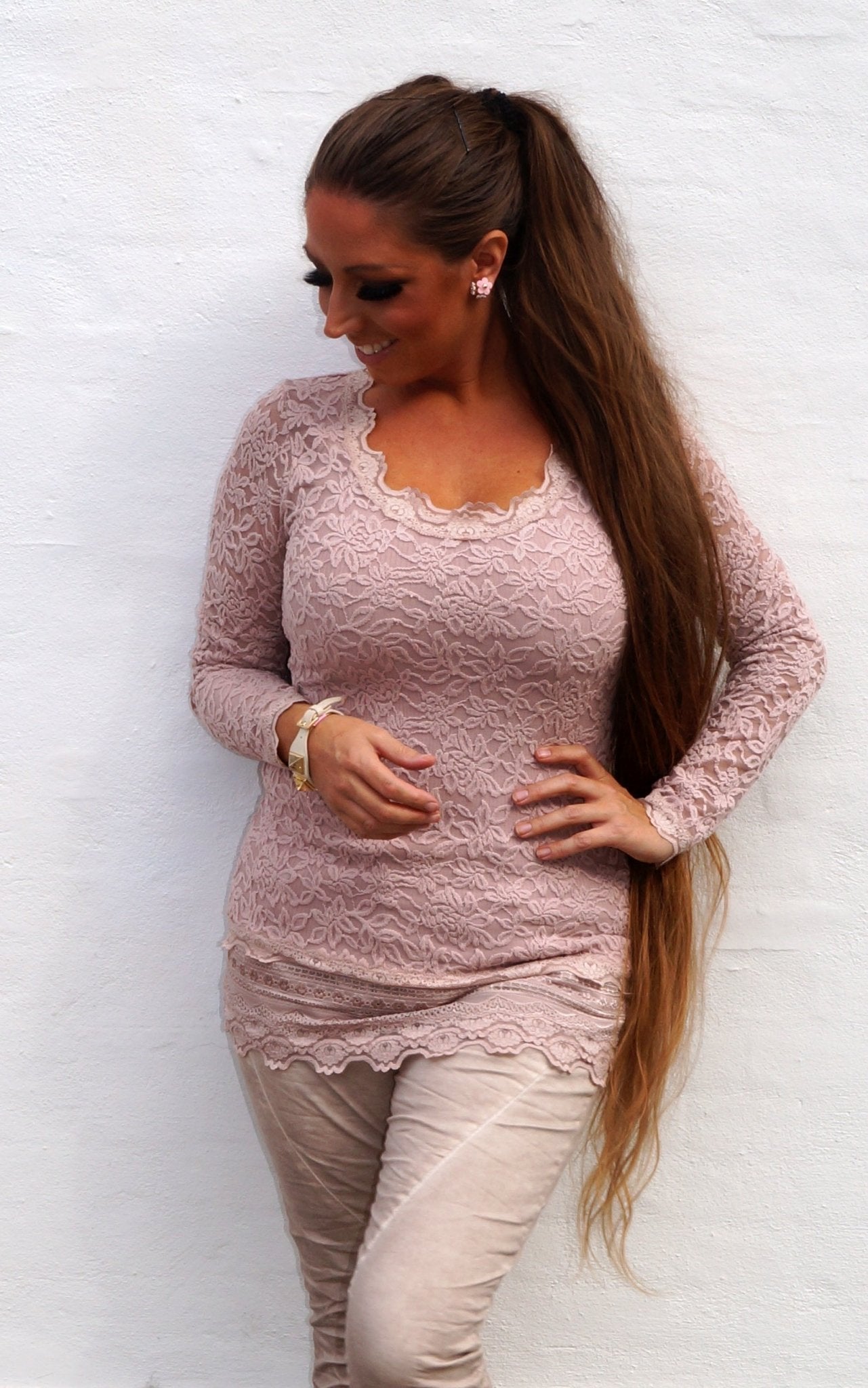 Rosemunde blonde bluse - Rosa - Staun Denmark - Til hverdag og fest