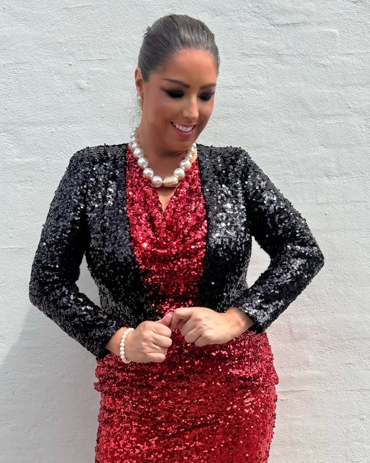 Staun Glitter bolero jakke i sort (34-42) - Staun Denmark - Til hverdag og fest