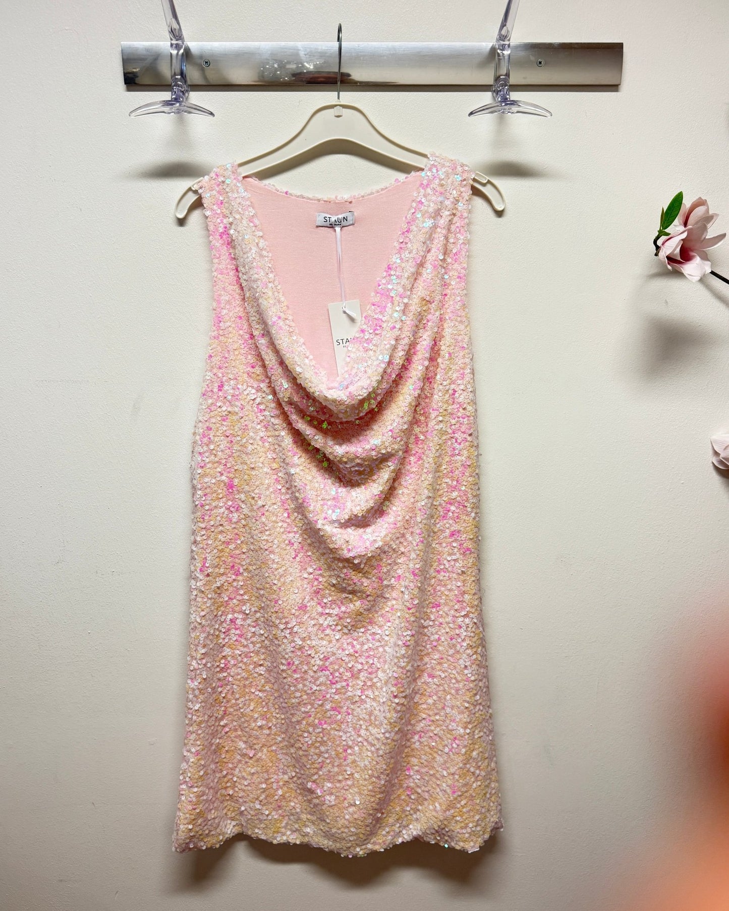 Staun glitter fall kjole - baby rosa - Staun Denmark - Til hverdag og fest