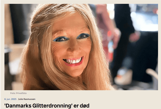 Danmarks Glitterdronning er død - Staun Denmark - Til hverdag og fest