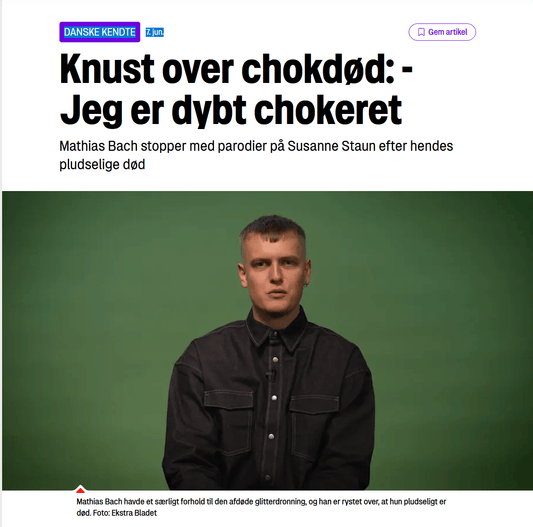 Knust over chokdød: - Jeg er dybt chokeret - Staun Denmark - Til hverdag og fest