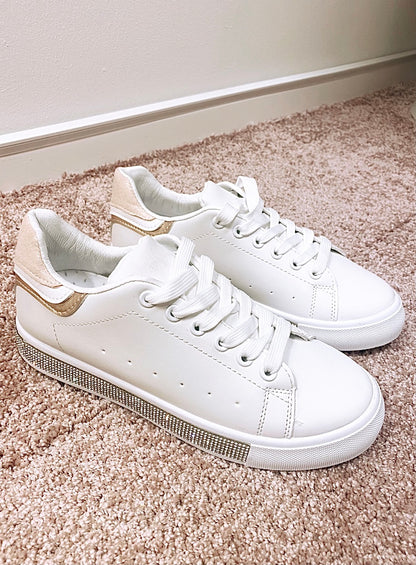 Sneakers med simili
