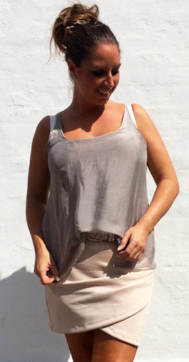 Silke top i sand