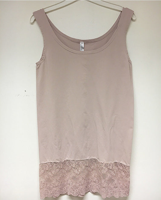 Top med blonde - antik rosa