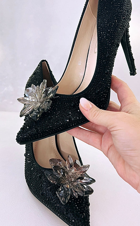 Cinderella stiletter - sort