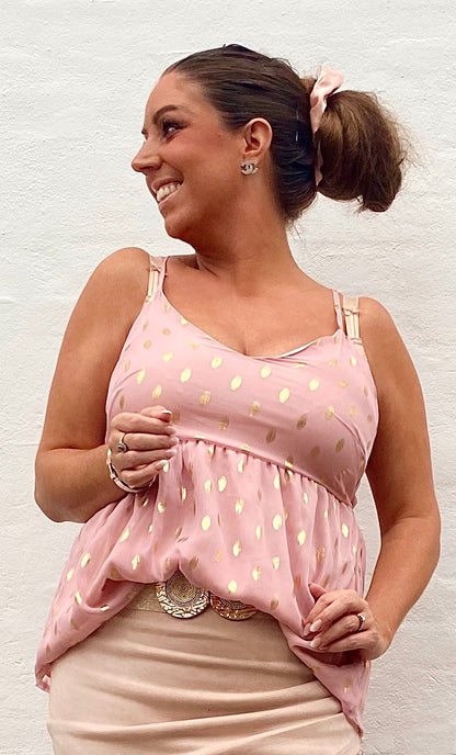 Maya top i rosa