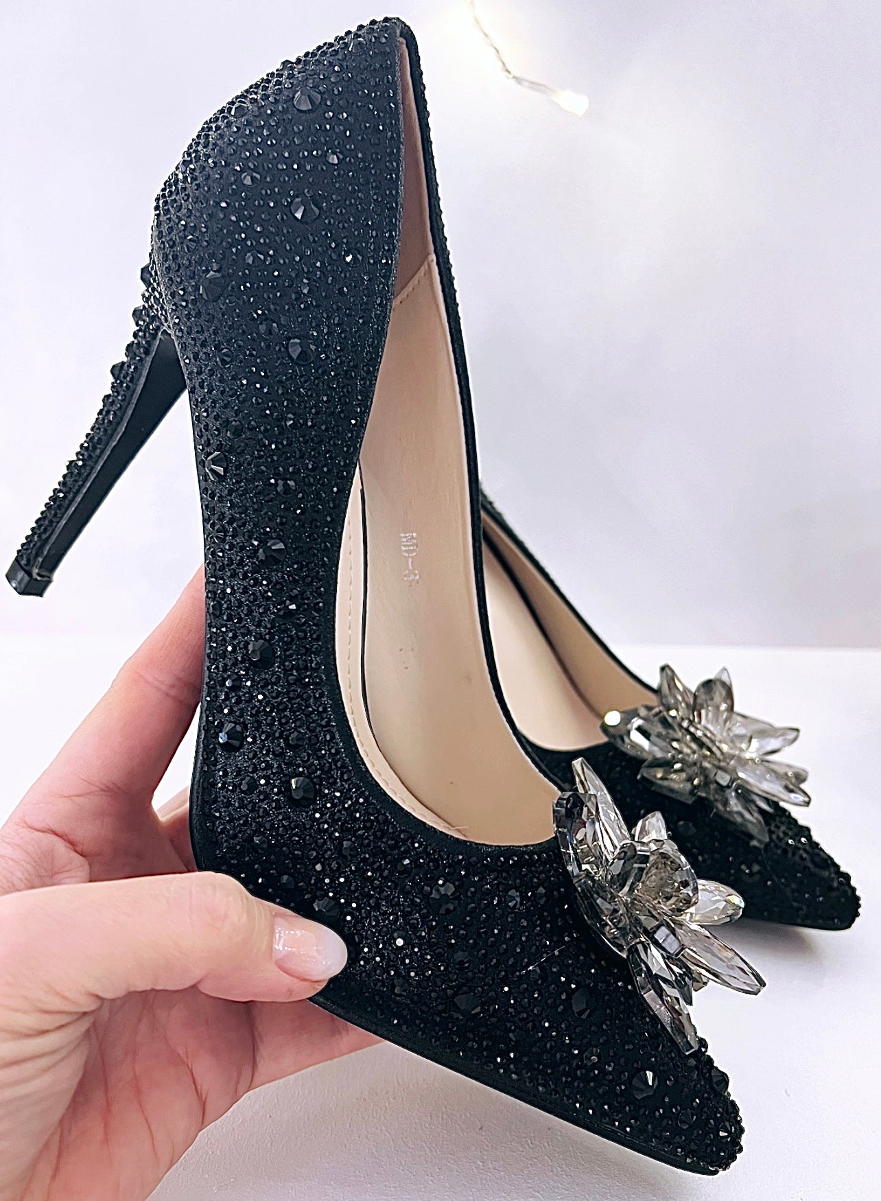 Cinderella stiletter - sort