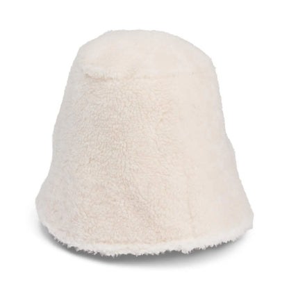 Hat i lammeuld - creme