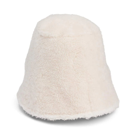 Hat i lammeuld - creme