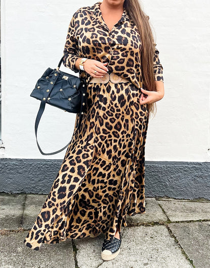 Leopard nederdel fra Divaz.dk