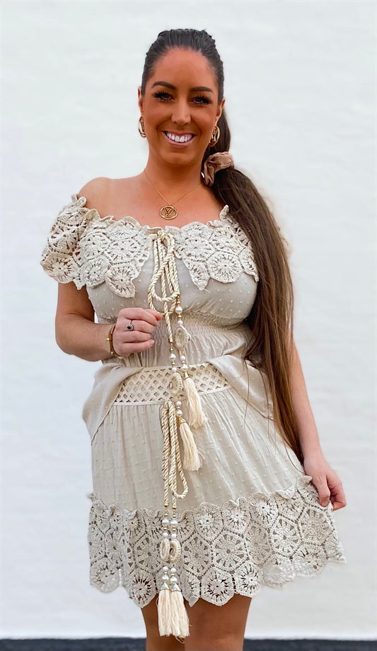 Goldie top  - beige