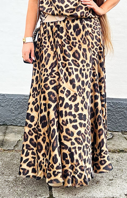Leopard nederdel fra Divaz.dk