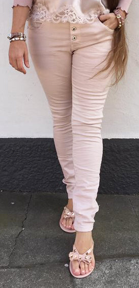 Rosa buks med stræk - rosa
