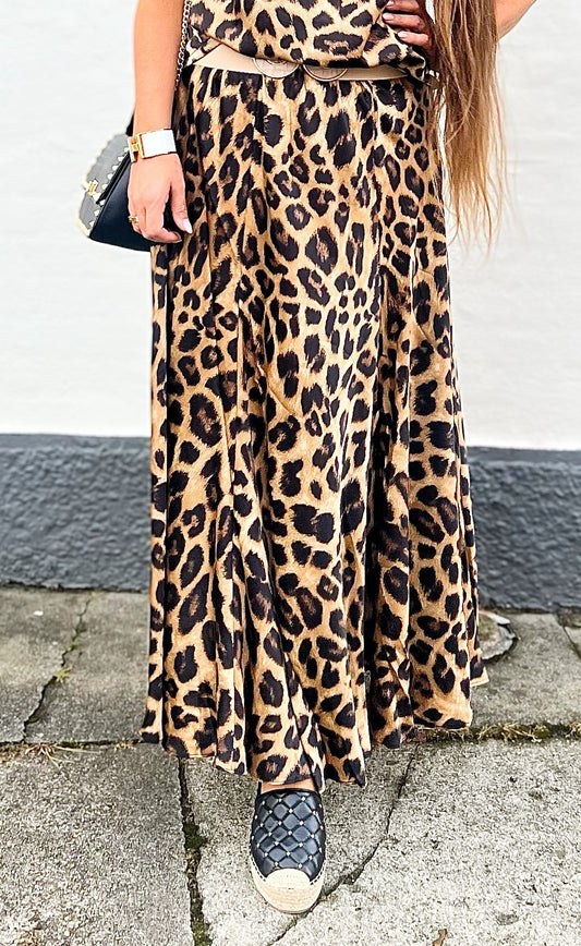 Leopard nederdel fra Divaz.dk
