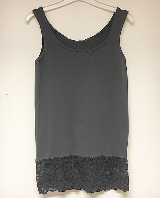 Top med blonde - antracit