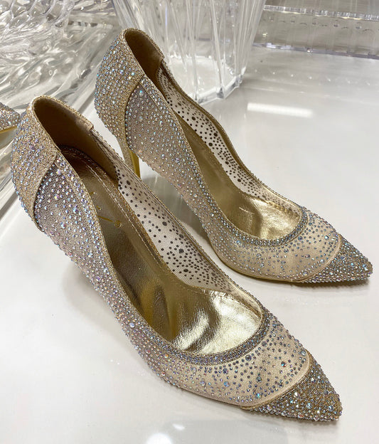 Diamond stiletter - gold