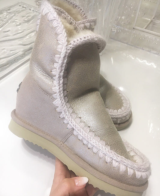 Mou Boots IntereskimoSho - Stone metallic